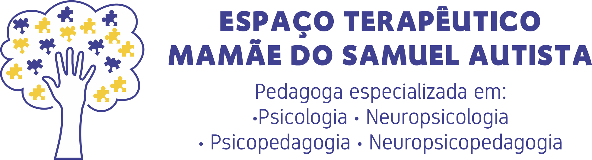 Logotipo Espao Teraputico Mame do Samuel Autista 
